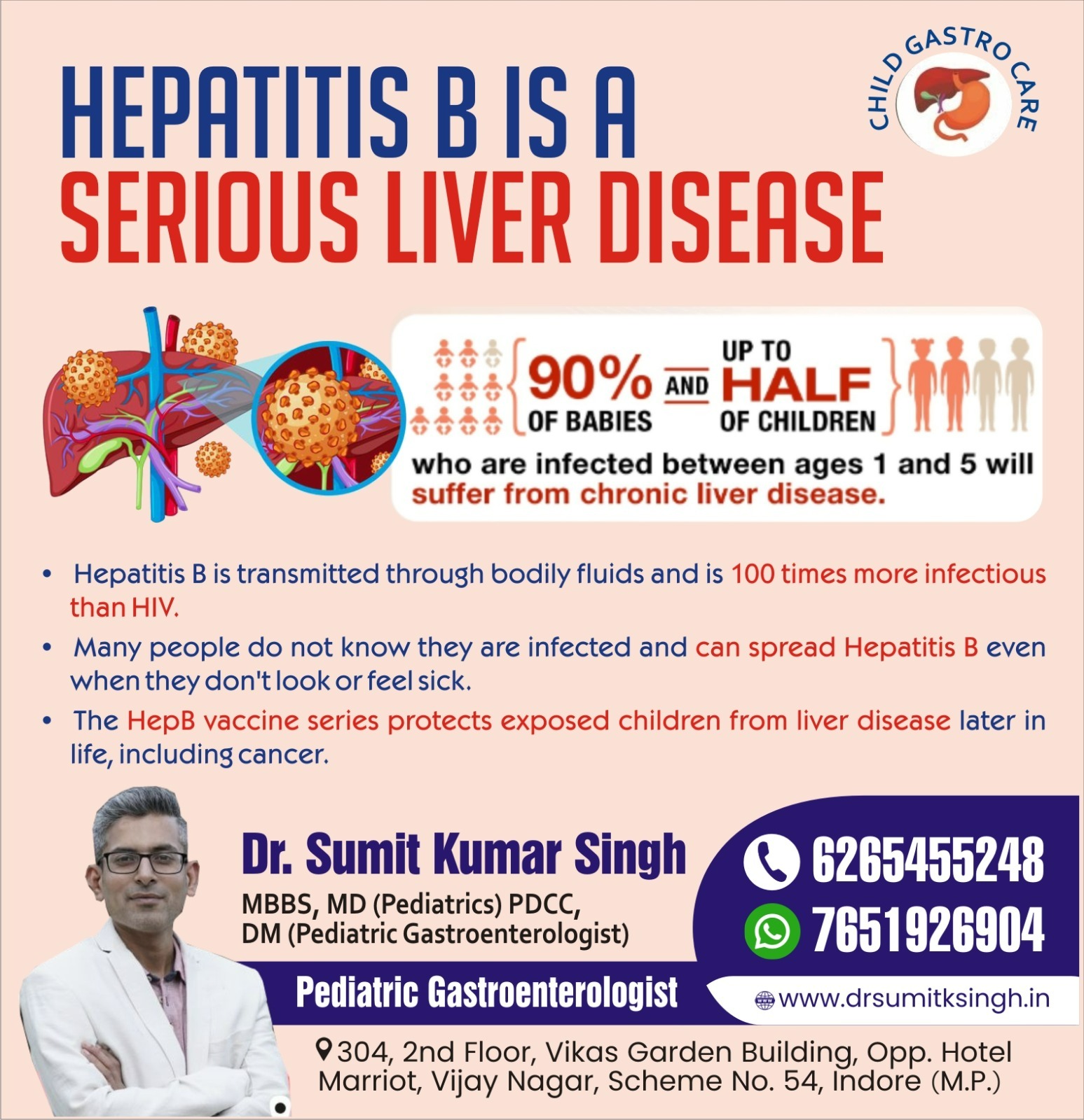 Hepatitis Child Liver specialist in Indore