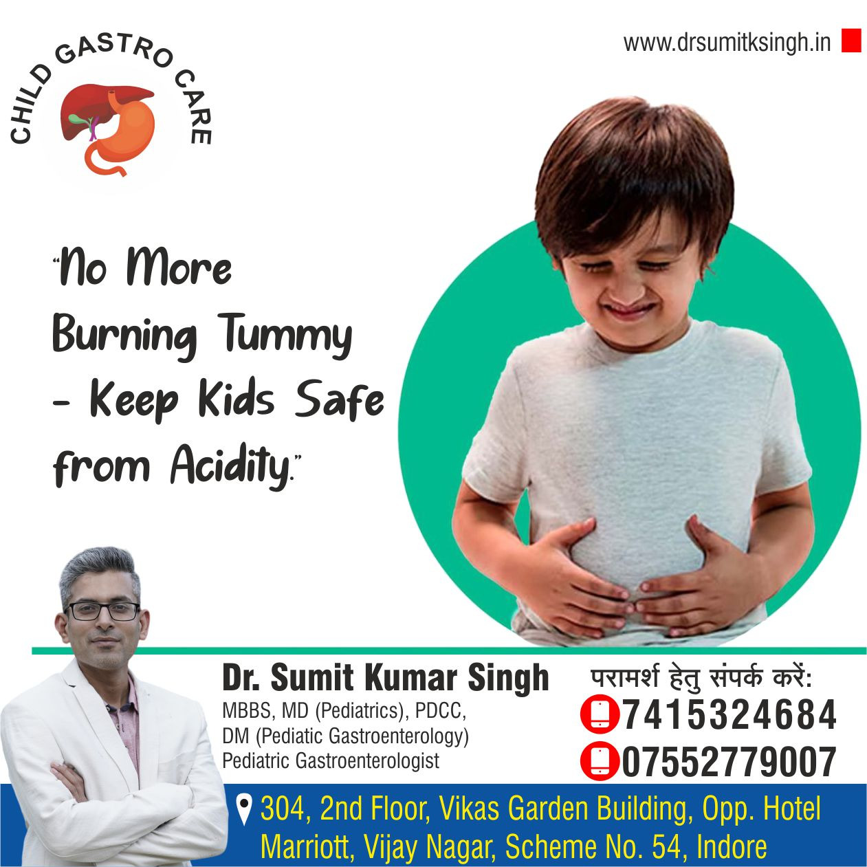 Best Child Gastro Doctor in Indore 